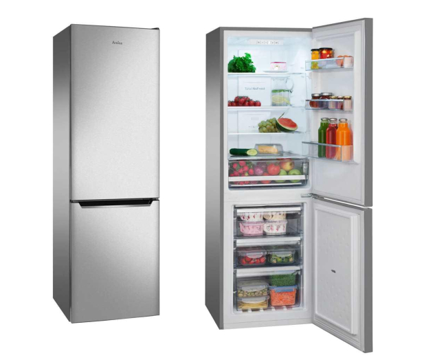 Lodówka Amica FK2695.2FTX(E) No Frost 171cm Srebrna SlimSize VitControl Plus 231L - 1283296 - zdjęcie 2